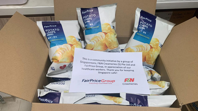 Snack sponsorship to support healthcare workers